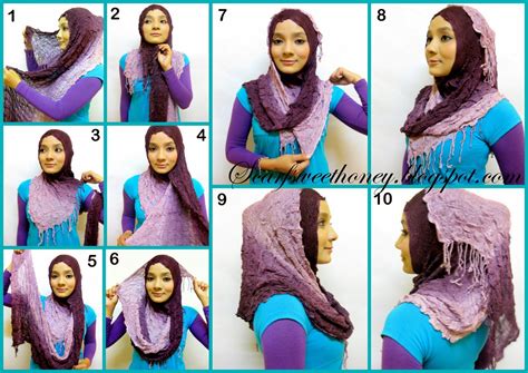 Cara Memakai HIjab Selendang Modern | Cara Memakai Jilbab Tutorial Hijab