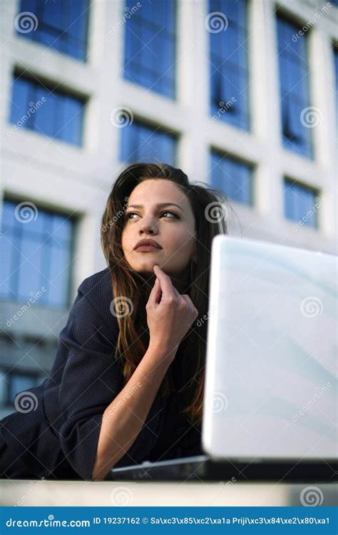 Thinking hard stock photo. Image of solve, laptop, project - 19237162