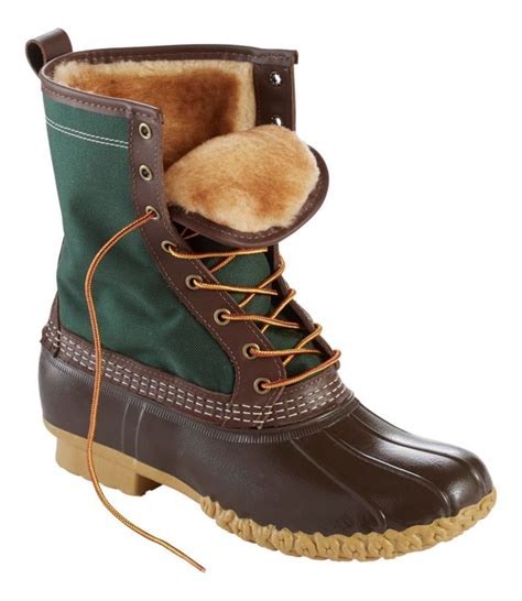 Men's L.L.Bean Boots, 10" Shearling-Lined (com imagens) | Estilos, Moda ...