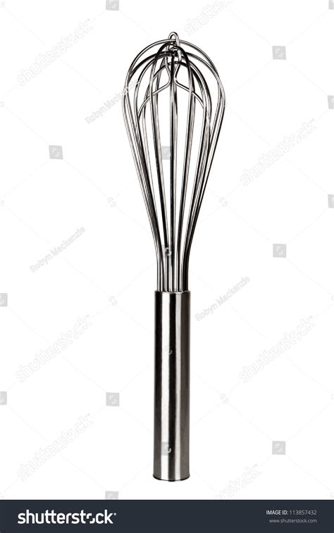 Wire Whisk Isolated On White Background Stock Photo 113857432 ...