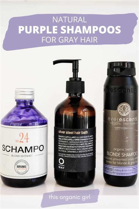 The Best Natural Purple Shampoos for Gray Hair in 2021 | Purple shampoo, Shampoo for gray hair ...