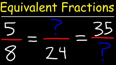 Equivalent Fractions - YouTube