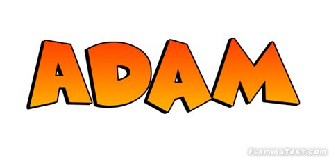 Adam Logo | Free Name Design Tool from Flaming Text