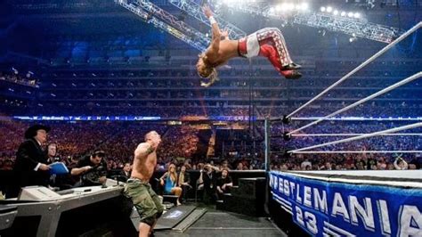 WWE Wrestlemania 23 John Cena vs Shawn Michaels Part 1 Match Highlights ...