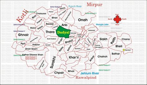 Map of Dadyal Azad Kashmir ~ Dadyal Online