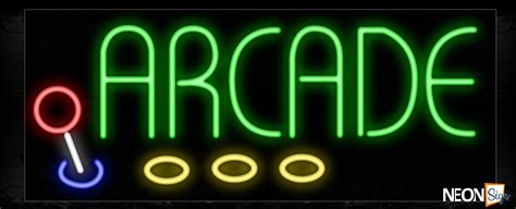 Arcade With Game Controller Neon Sign - NeonSign.com