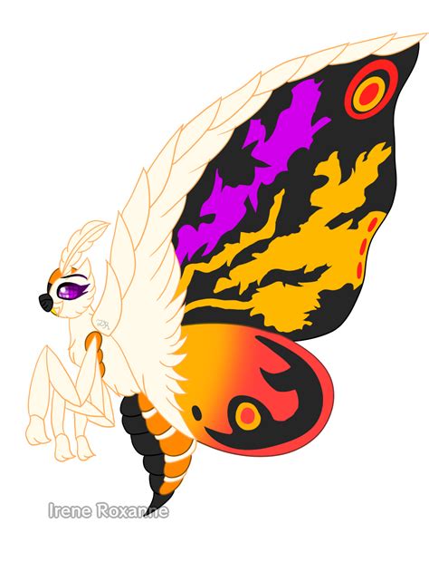 GMK Mothra (full-body) by IreneRoxanne666 on DeviantArt