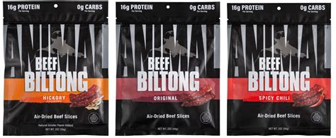 Animal BEEF BILTONG: The Superior Meat Snack