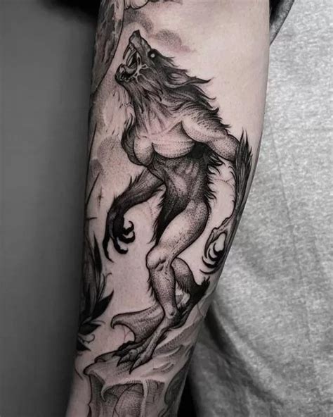 From Human To Wolf: The Power Of Transformation In Werewolf Tattoos - TATTOOGOTO