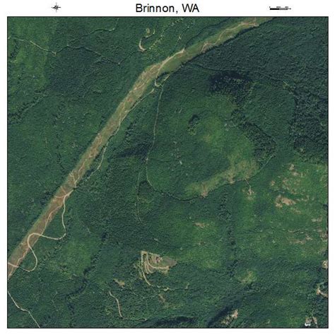 Aerial Photography Map of Brinnon, WA Washington