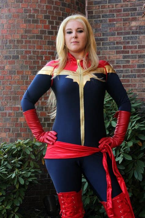 I started this CAPTAIN MARVEL costume in late August and finished in ...