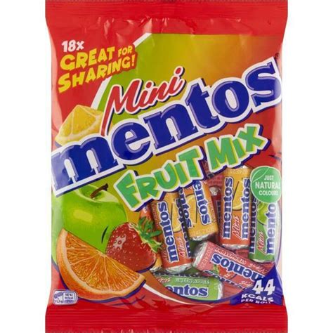 Mentos Mini Fruit Mix 18 Stuks 214,7 g (215g)