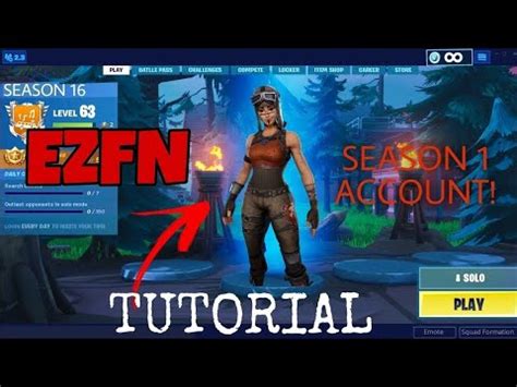 FORTNITE PRIVAT SERVER EZFN auf dem Handy - YouTube