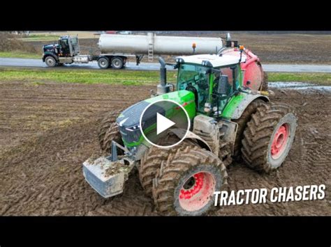 517 Horsepower Fendt 1050 Tractor Spreading Liquid Manure