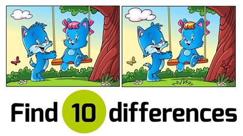 Find The 10 Differences | Best Spot The Difference Game | Fun Puzzles ...