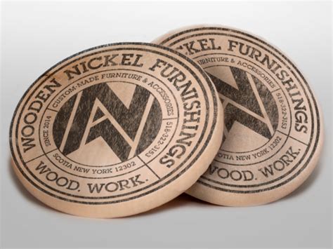 Wooden Nickel's wooden nickel by Don Taylor on Dribbble