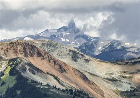 The Black Tusk Volcano, with Whistler Mountain sub peak Fl… | Flickr