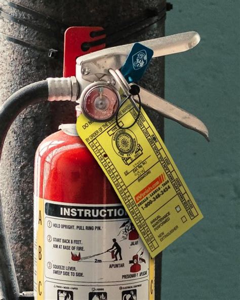 Durable Fire Extinguisher Inspection Tags & Inspection Stickers