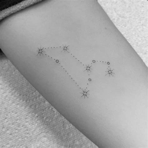 Delicate Constellation Tattoos Based on Your Zodiac Sign