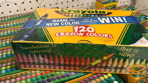 Crayola retires dandelion, adds a share of blue to its crayons - ABC7 New York