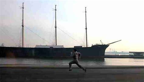 Rocky Training Montage | Running Past Ship in Philly Filming Location