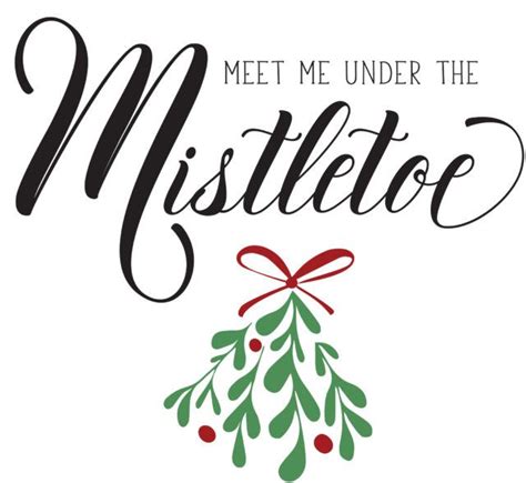 Meet me under the mistletoe printable | Christmas signs, Free printable christmas signs, Free ...