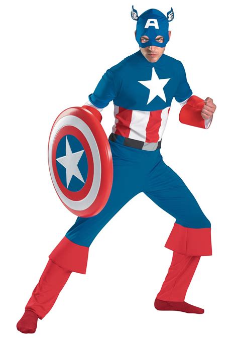 Classic Captain America Costume - Halloween Costume Ideas 2023