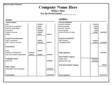 Monthly Balance Sheet Template Word | Balance sheet template, Balance sheet, Letterhead template ...