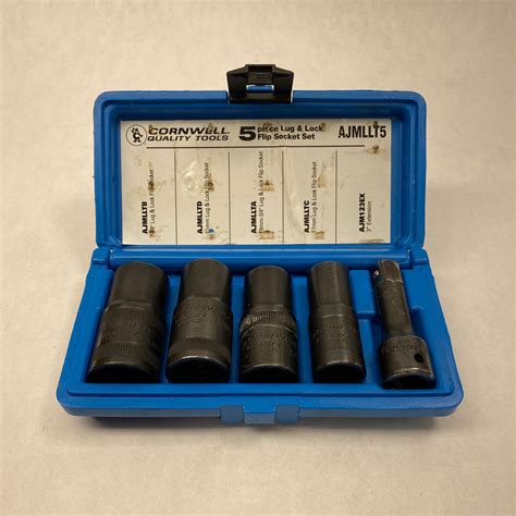 Cornwell Tools 5 Pc. Lug & Lock Flip Socket Set, AJMLLT5 - Shop - Tool ...