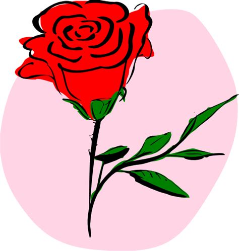 Red Rose Clip Art at Clker.com - vector clip art online, royalty free ...