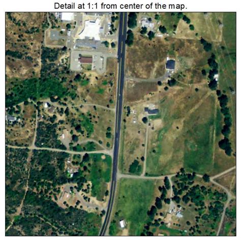 Aerial Photography Map of Round Mountain, CA California