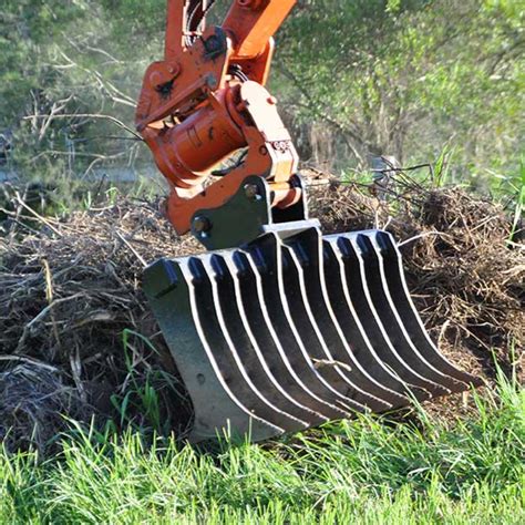 Digga Excavator Root Rake Attachment | Skid Steer Solutions