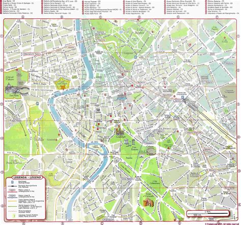 Rome Map - Detailed City and Metro Maps of Rome for Download | OrangeSmile.com