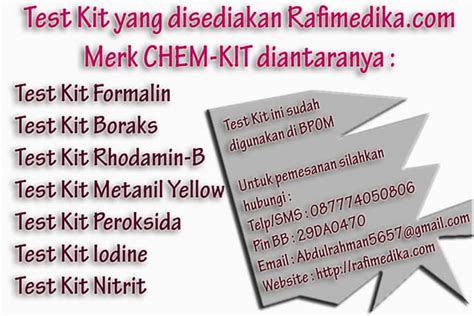 Test kit keamanan pangan | food security testing kit | PPT