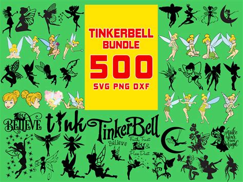 500 Files Tinkerbell Bundle Svg, Disney Svg, Tinkerbell Svg, - Inspire Uplift