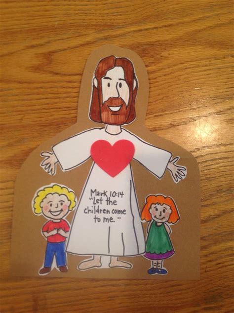 Jesus Loves the Little Children Bible Craft by Let Jesus Crafts, Bible Story Crafts, Bible ...