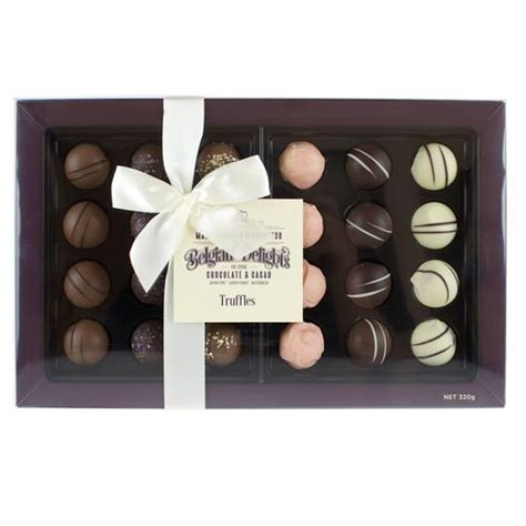 Belgian Delights Assorted Truffles Gift Box 24pco – Petal Palace