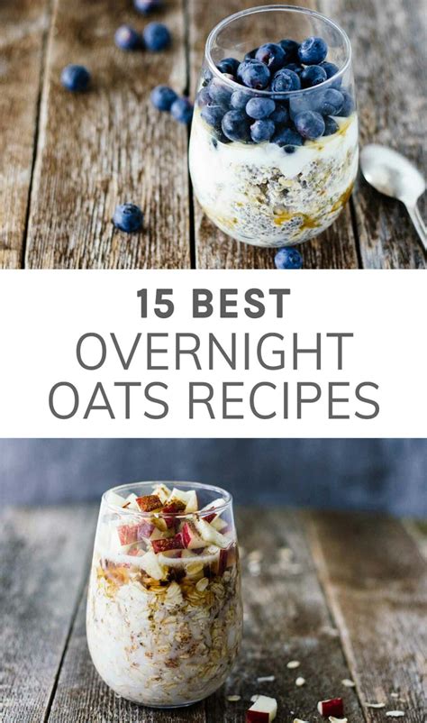 15 Best Healthy Overnight Oats Recipes - Jar Of Lemons