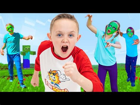 Minecraft Invasion Game With The Fun Squad! Race to Save Kade! - Videos For Kids