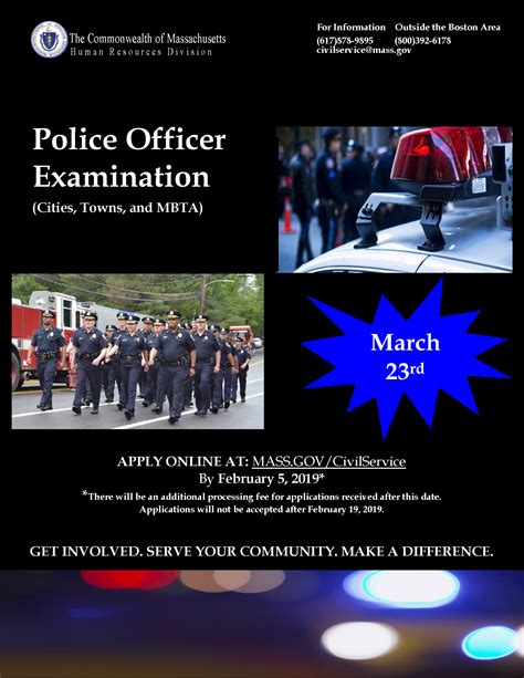 2019 Police Officer Exam Announced | Wakefield Police Department