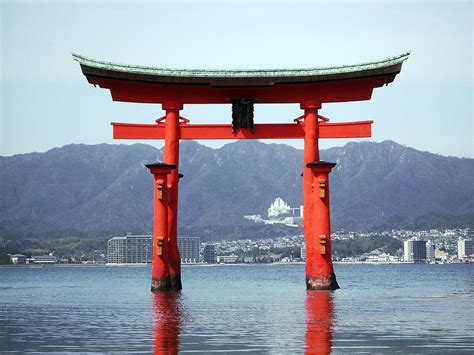 GREAT TORII GATE of MIYAJIMA Photograph by Daniel Hagerman