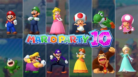 Mario Party 10 // All Characters [2nd Place] - YouTube