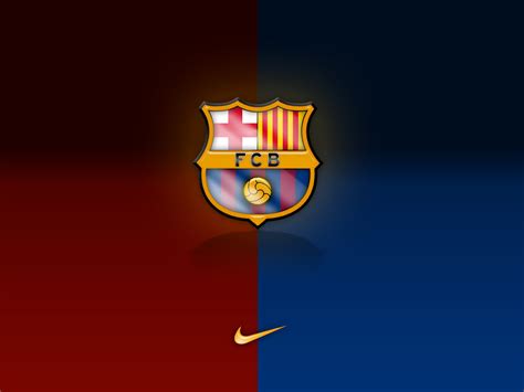 F.C. Barcelona team logo Nike illustration HD wallpaper | Wallpaper Flare