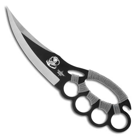 Brass Knuckles Folding Knife