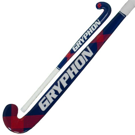 hockey sticks - Junior Hockey Sticks - Gryphon Grom Junior Wooden Blue Hockey Stick