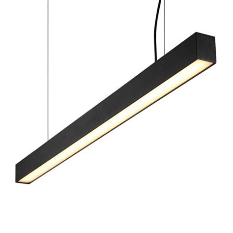 Linear Hanging Light - LPL159 20 Watt Black LED Pendant Ceiling Light