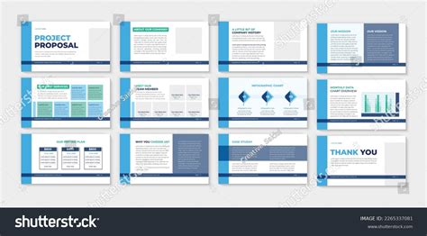 Powerpoint Presentation Template Ppt Slide Design Stock Vector (Royalty Free) 2265337081 ...