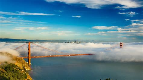 #412121 4K, San Francisco, Golden Gate Bridge, clouds, ultrawide - Rare Gallery HD Wallpapers