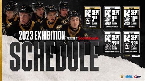 🚨Our Preseason Schedule is HERE!... - Kingston Frontenacs