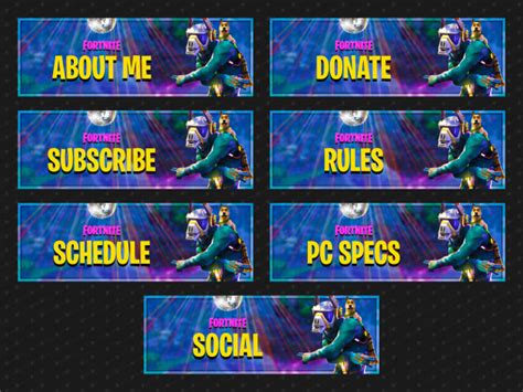 Fortnite twitch panels - sgroupplm